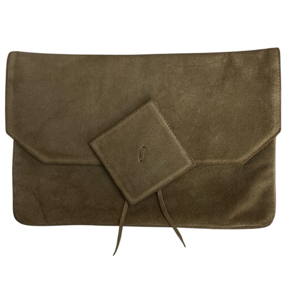 LVintage Rare First Rate Reindeer Suede Clutch - Picture 1 of 7